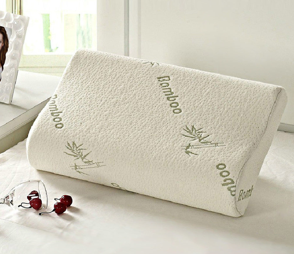 2016 Original Bamboo Fiber Pillow Slow Rebound Health Care Memory Foam Pillow Memory Foam Pillow Support The Neck Fatigue Relief