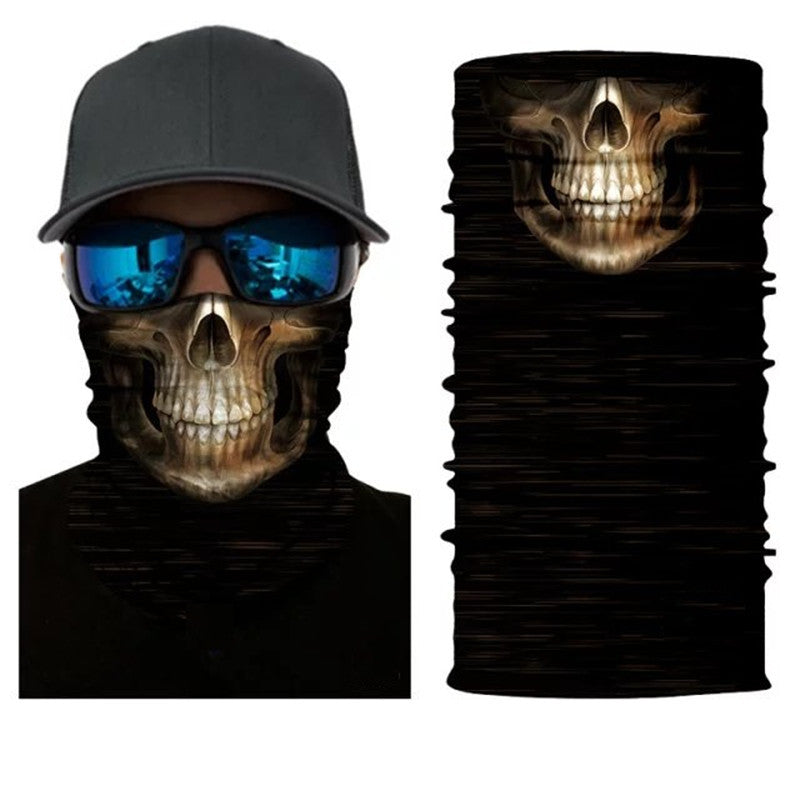 Skull Mouth Bandana Balaclava Hunting Fishing Windproof Mask bandana Sports Warm Ski Caps Bike Scarf Ski Mask