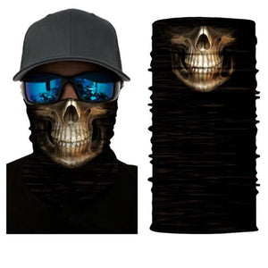 Skull Mouth Bandana Balaclava Hunting Fishing Windproof Mask bandana Sports Warm Ski Caps Bike Scarf Ski Mask