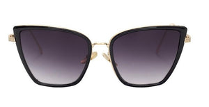 2017 Fashion Sunglasses Women Brand Designer Metal Reflective Mirror Sun Glasses for Women Butterfly Design lunette de soleil