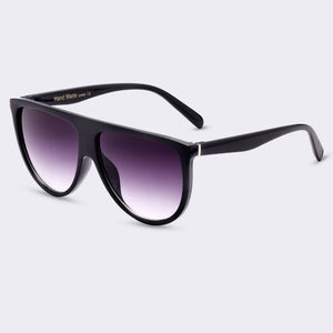 Winla Sunglasses Women Fashion Classic Style Retro Flat Top Acetate Gradient Unique Eyeglasses Female UV400 Oculos De Sol WL1021