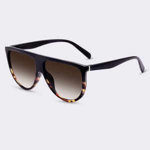 Winla Sunglasses Women Fashion Classic Style Retro Flat Top Acetate Gradient Unique Eyeglasses Female UV400 Oculos De Sol WL1021