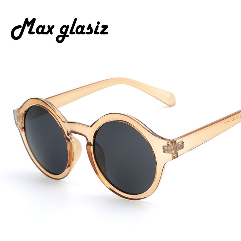 Circle Fashion Sunglasses Women Brand Designer Vintage Round Sunglasses Retro Female Lady Cute Pink Eyewear Oculos De Sol UV400