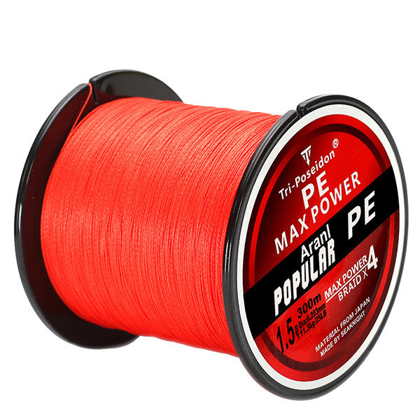 Seaknight Brand Tri-Poseidon Series 300M 4 Strands Braided Fishing Lines Strong Japan Multifilament PE Line 8-60LB Braided Wire