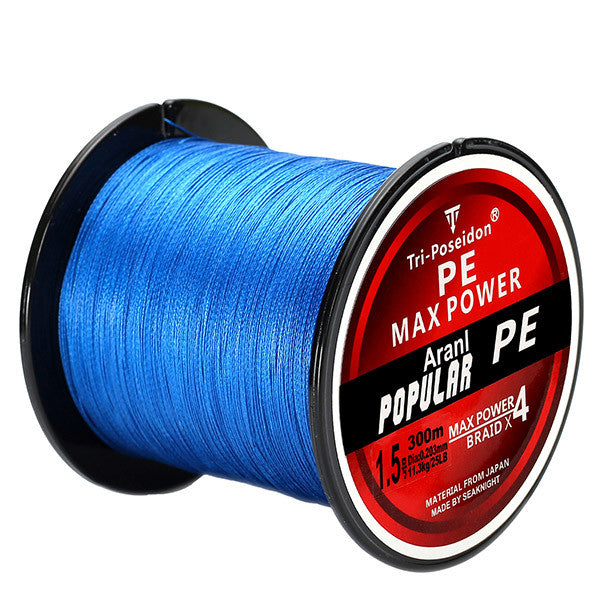 Seaknight Brand Tri-Poseidon Series 300M 4 Strands Braided Fishing Lines Strong Japan Multifilament PE Line 8-60LB Braided Wire