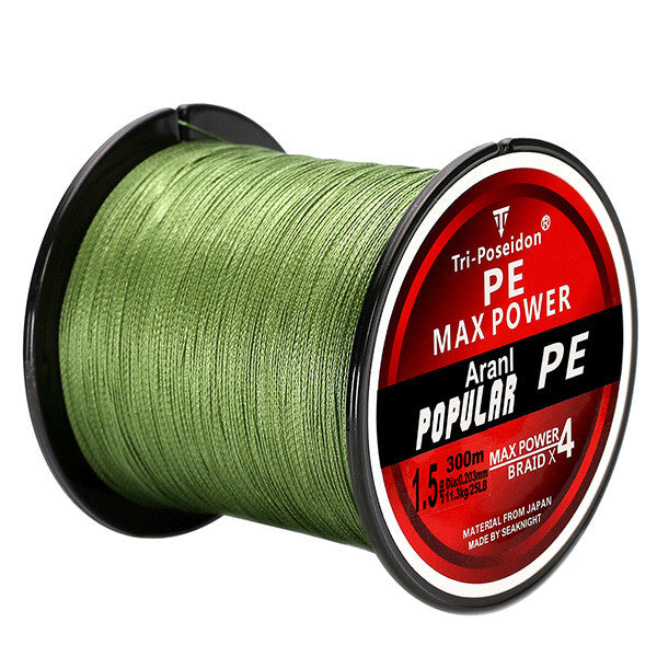 Seaknight Brand Tri-Poseidon Series 300M 4 Strands Braided Fishing Lines Strong Japan Multifilament PE Line 8-60LB Braided Wire
