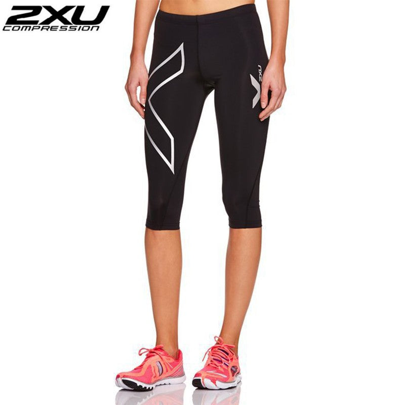 Brand 2XU women Sweatpants High Elastic joggers compression trousers for women tights Fitness short pants