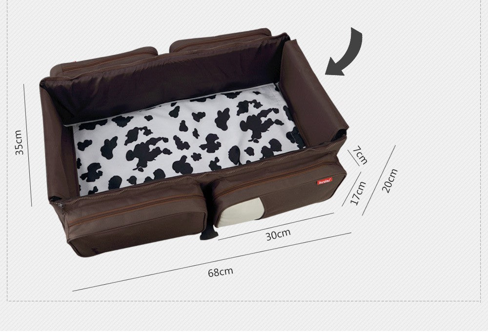 Portable Baby Bed Crib Outdoor Folding Bed Travelling Baby Diaper Bag Infant Safety Bag