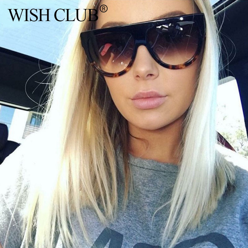 2017 Fashion Brand Women Sunglasses Luxury Brand Designer Vintage Sun glasses Big Frame Style Eyewear For Women Glasses gafas