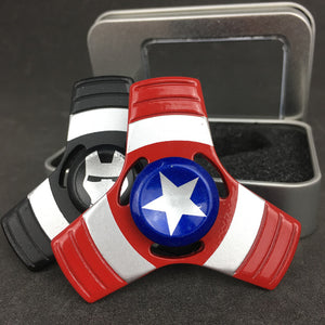 Nice Bearing UFO Tri-Spinner EDC Hand Spinner Alloy Fidget Spinner Metal Anxiety Stress Kids Metal Spinner Rotate 3 Minutes