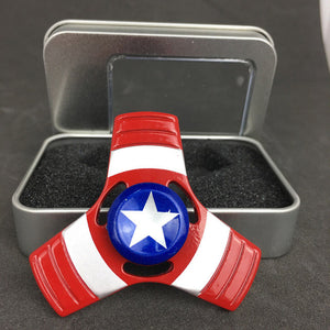 Nice Bearing UFO Tri-Spinner EDC Hand Spinner Alloy Fidget Spinner Metal Anxiety Stress Kids Metal Spinner Rotate 3 Minutes
