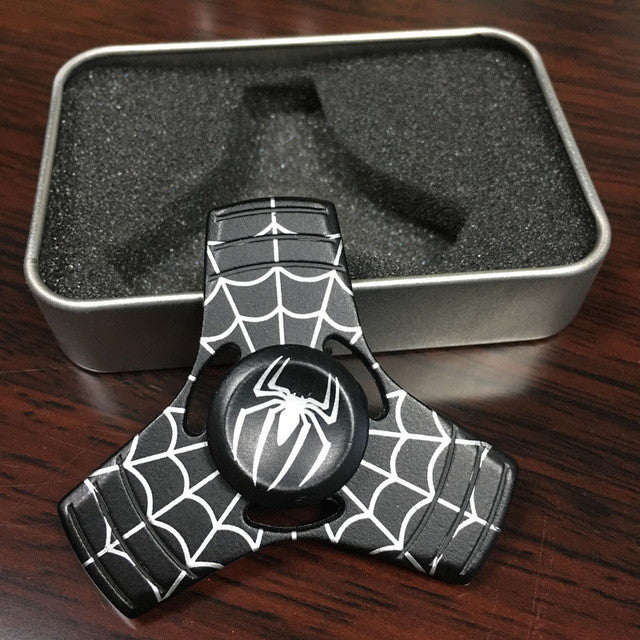 Nice Bearing UFO Tri-Spinner EDC Hand Spinner Alloy Fidget Spinner Metal Anxiety Stress Kids Metal Spinner Rotate 3 Minutes