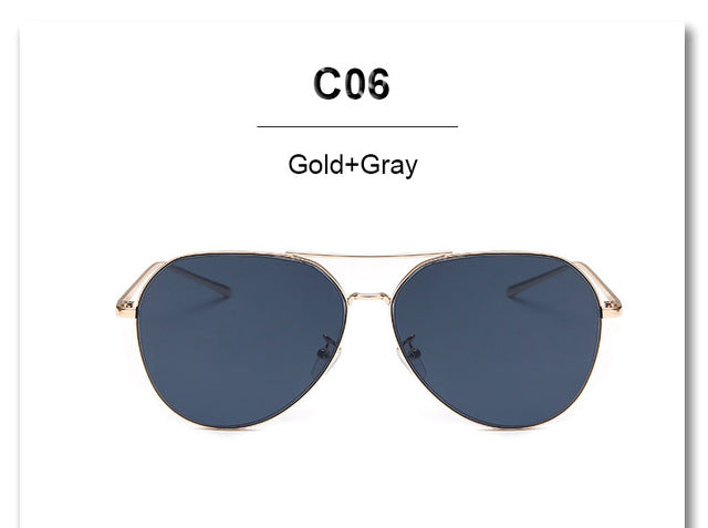 VictoryLip 2017 Fashion Rose Gold Brand Designer Ladies Sunglasses Women Men Piolt mirror Metal Frame Sun Glasses aviation