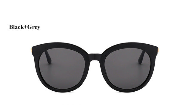 MEYOU Round Sunglasses Women 2017 Driving Luxury Brand Designer Sun Glasses Lunette Femme Rose Gold Pink Sunglasses Female UV400