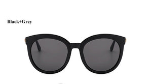 MEYOU Round Sunglasses Women 2017 Driving Luxury Brand Designer Sun Glasses Lunette Femme Rose Gold Pink Sunglasses Female UV400