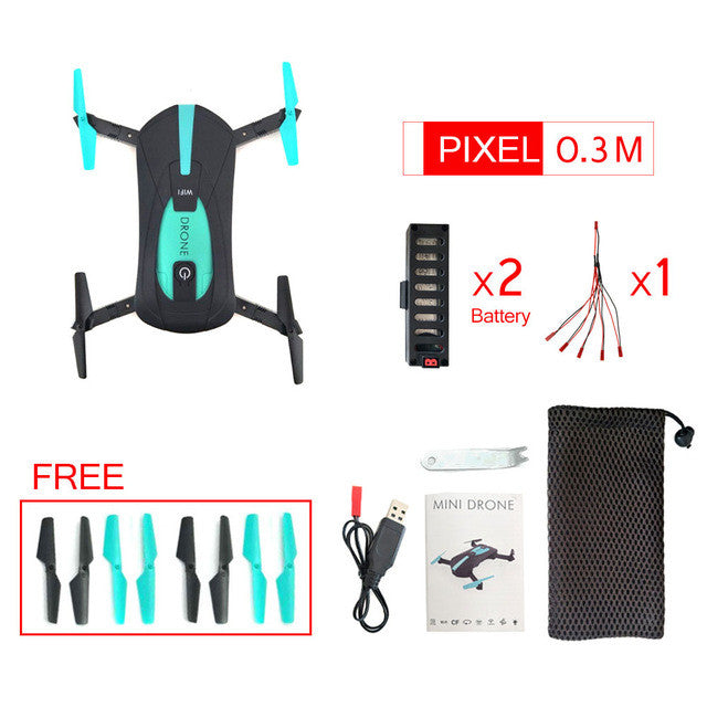 LITTLEHEE Mini Drone JY018 WIFI 0.3MP 2.0MP Remote Control Foldable Quadcopter Drones with Camera Pocket RC Helicopter