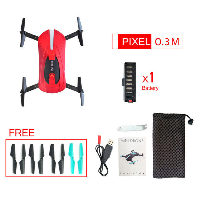 LITTLEHEE Mini Drone JY018 WIFI 0.3MP 2.0MP Remote Control Foldable Quadcopter Drones with Camera Pocket RC Helicopter