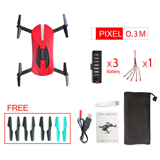 LITTLEHEE Mini Drone JY018 WIFI 0.3MP 2.0MP Remote Control Foldable Quadcopter Drones with Camera Pocket RC Helicopter