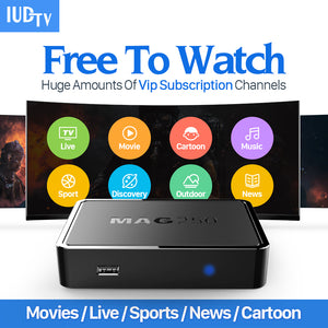 Linux IPTV Box Mag 250 Ip tv Set Top Box Europe Arabic IPTV Subscription Sweden Canl Plus French Germany IPTV Channels TV Box