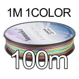 Line 100M 300M 500M 1000M Multicolor 1M 1 Color Mulifilament PE Braided Japan