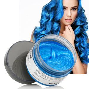 Hair Styling Pomade Silver Ash Grandma Grey Temporary Disposable Fashion Hair Wax Molding